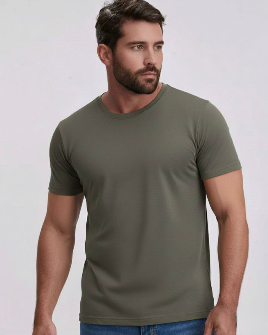Camiseta Essencial Egípcio Verde Militar
